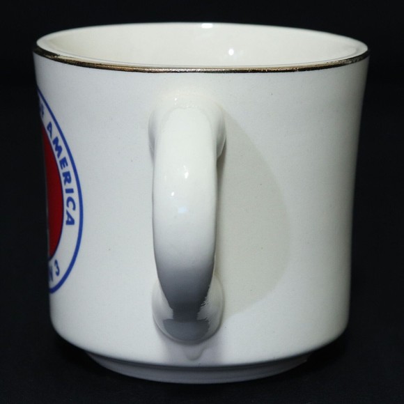 Boy Scouts of America VTG BSA Ceramic Mug Region 3 Three Finger Coffee Cup - Picture 4 of 6